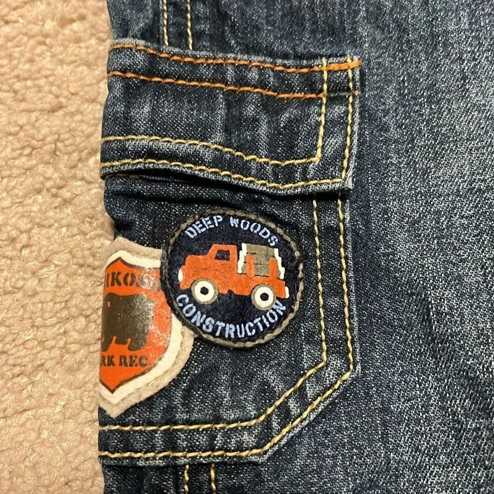 OSHKOSH BOYS SIZE 9 MONTHS OVERALLS